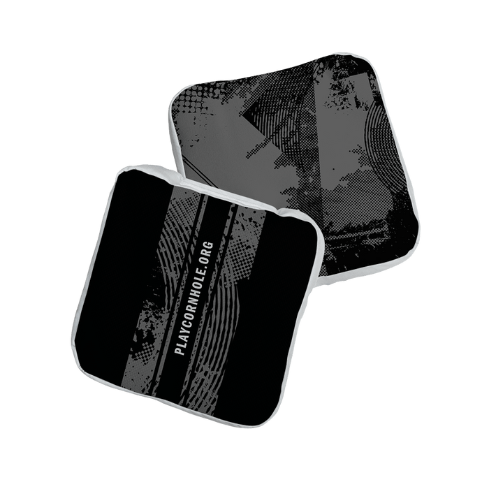 Grunge Black NXT Lumi - Tek Cornhole Bags, - American Cornhole Association
