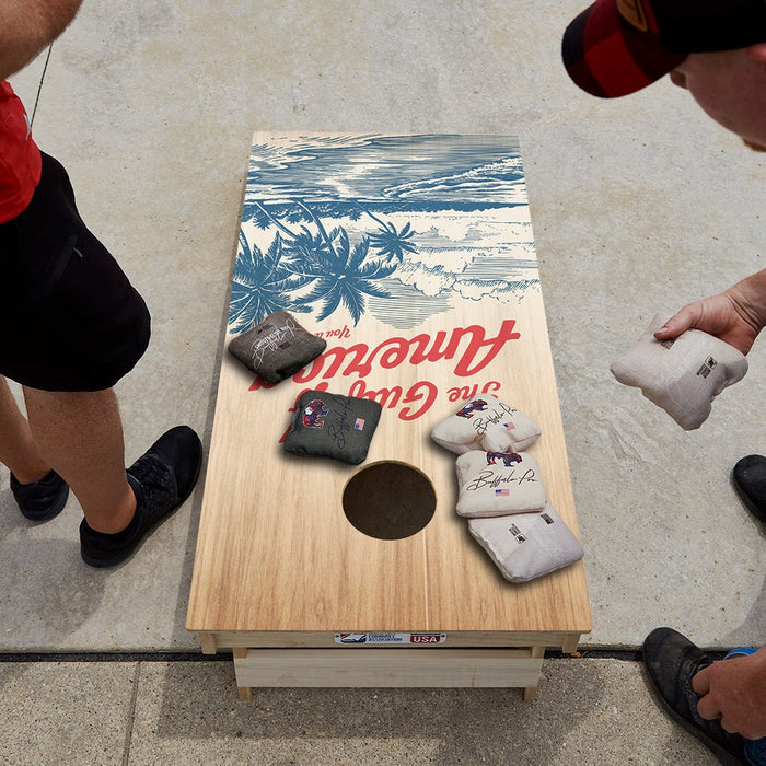 Gulf of America Star Cornhole Boards - ACA - 000518 | American Cornhole Association