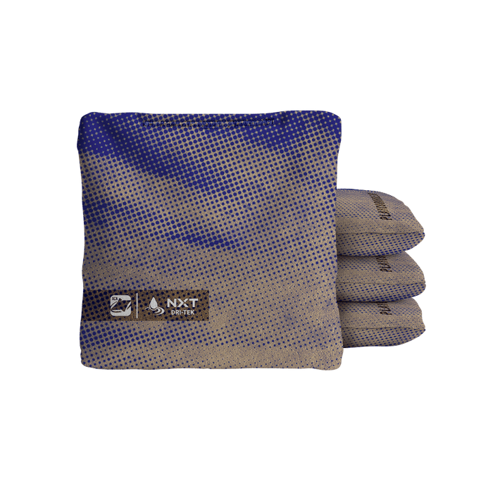Halftone Horizon Blue NXT Dri - Tek Cornhole Bags, - American Cornhole Association
