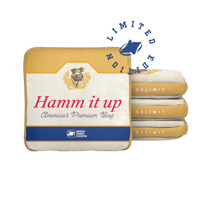 Hamm It Up Limited Edition Synergy Edge Cornhole Bags | 11.25 Drop - 106738-105 | American Cornhole Association