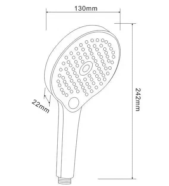 Hand Shower Set - Matt Gold