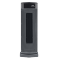 HeatFlux 2kw Digital Ceramic Tower Fan Heater with Remote Control - Grey