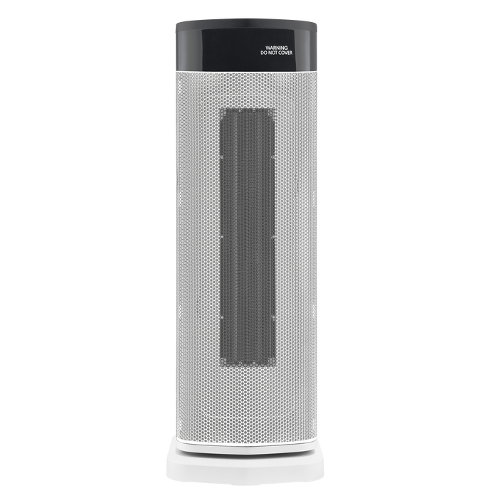 HeatFlux 2kw Digital Ceramic Tower Fan Heater with Remote Control - White
