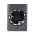 HeatFlux 2kw Upright Fan Heater with Remote Control - Grey