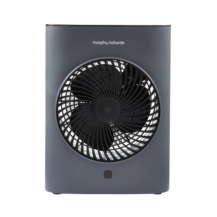 HeatFlux 2kw Upright Fan Heater with Remote Control - Grey