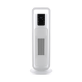 HeatFlux Ultra Thin 2kw Ceramic Tower Fan Heater with Remote Control - White