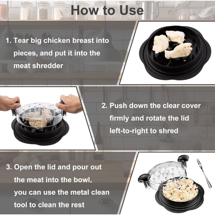 Heavy Duty Large Chicken Shredder
