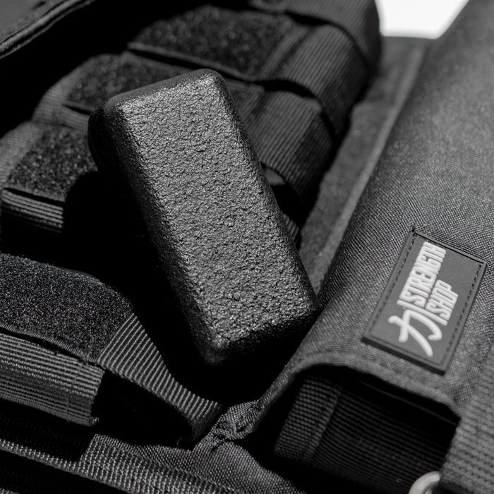 B-WARE Heavy Duty Weighted Vest Adjustable - 20KG - Strength Shop