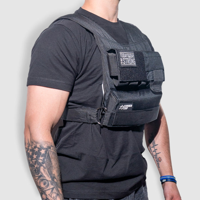B-WARE Heavy Duty Weighted Vest Adjustable - 20KG - Strength Shop