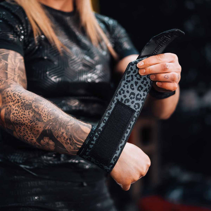 Medium Wrist Wraps, Dark Leo - IPF Approved – 30cm/60cm - Strength Shop