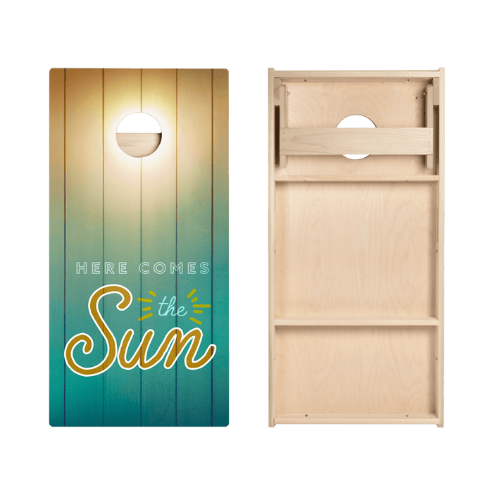 Here Comes The Sun Star Cornhole Boards - ACA - 000276 | American Cornhole Association