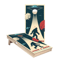 Hide & Seek Sasquatch Star Cornhole Boards - ACA - 000480 | American Cornhole Association