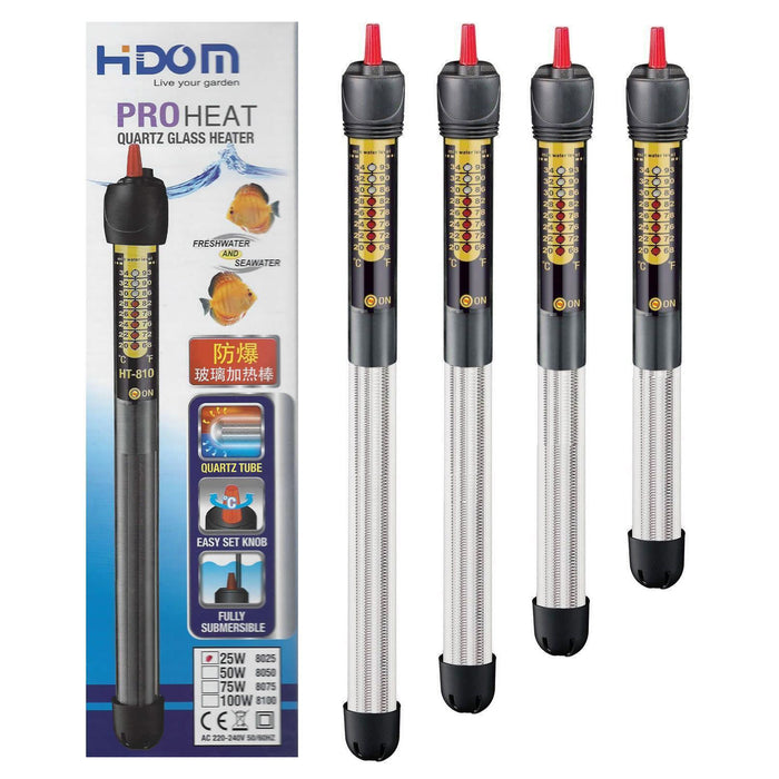 Hidom 75w ProHeat Quartz Aquarium Heater (HT-8075)