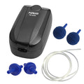 Hidom HD-605 Double Outlet Adjustable Aquarium Air Pump with Accessory Kit