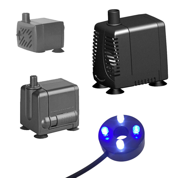 Hidom LED Submersible Water Feature Pumps (5 Meter Cable)