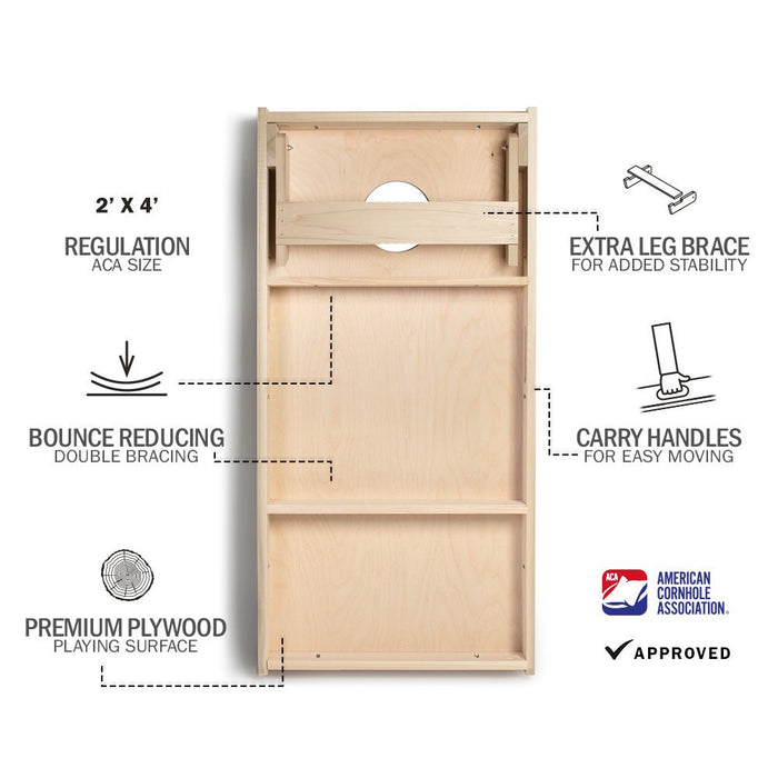 Hiking Sasquatch Star Cornhole Boards, - American Cornhole Association