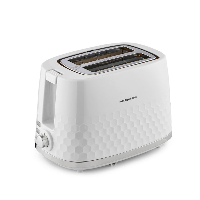 Hive White 2-Slice Toaster