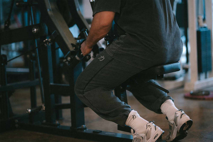 Home of Strength - Joggers, Stone-Washed Grey - Strength Shop