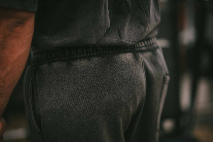Home of Strength - Joggers, Stone-Washed Grey - Strength Shop