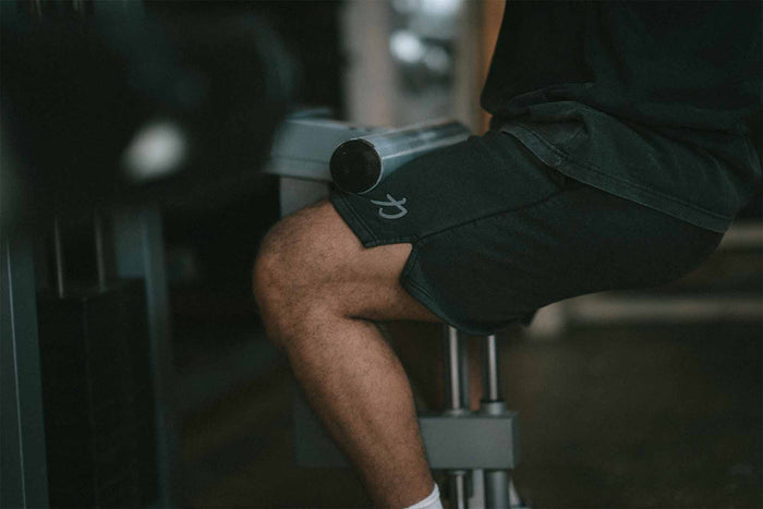 Home of Strength - Shorts, Stone-Washed Grey - Strength Shop