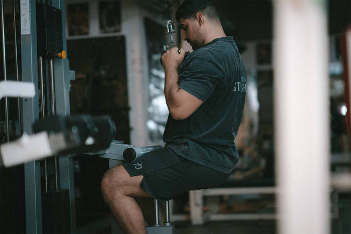Home of Strength - T-Shirt, Stone-Washed Grey - Strength Shop