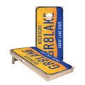 Home State License Plate Michigan Star Cornhole Boards, - American Cornhole Association