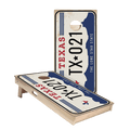 Home State License Plate Texas Star Cornhole Boards, - American Cornhole Association