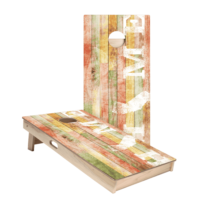 Home State Painted Wood California Star Cornhole Boards, - American Cornhole Association
