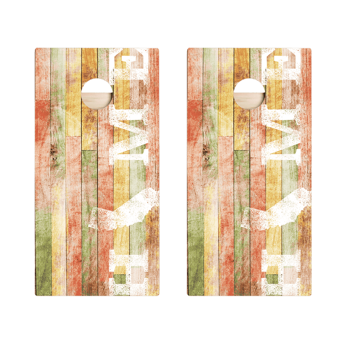 Home State Painted Wood California Star Cornhole Boards, - American Cornhole Association