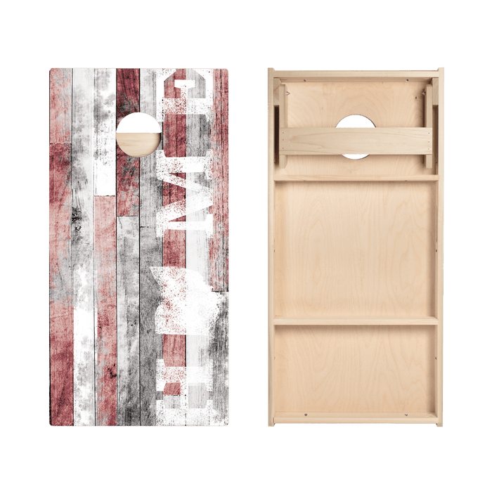 Home State Painted Wood Ohio Star Cornhole Boards, - American Cornhole Association