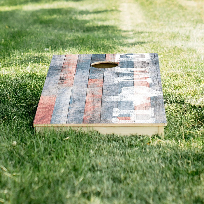 Home State Painted Wood Texas Star Cornhole Boards - ACA - 000350 | American Cornhole Association