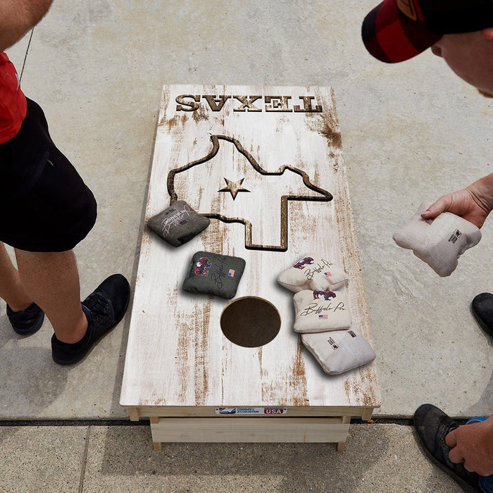 Hometown Of Texas Star Cornhole Boards - ACA - 000358 | American Cornhole Association