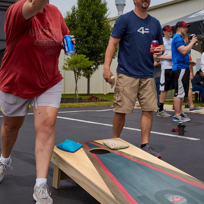 Houston Football Gameday Classic Triangle Star Cornhole Boards - ACA - 000456 | American Cornhole Association
