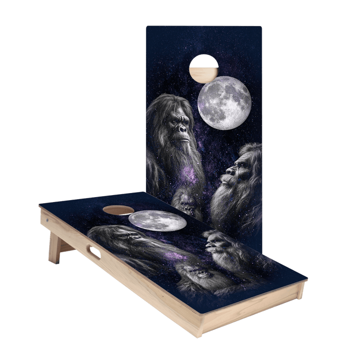Howl at the Moon Sasquatch Star Cornhole Boards, - American Cornhole Association