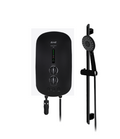 Instant Water Heater (DC Pump)  c/w Black Shower Bar Set - Matt Black