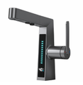 Intelligent Digital Wash Basin Mixer - Grey