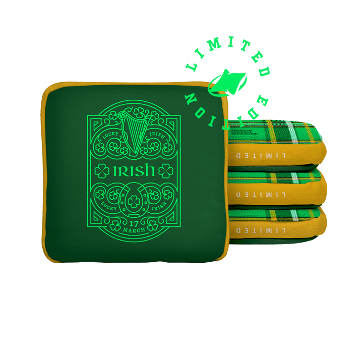 Irish St. Paddys Day Limited Edition Synergy Edge Cornhole Bags | 03.25 Drop - American Cornhole Association
