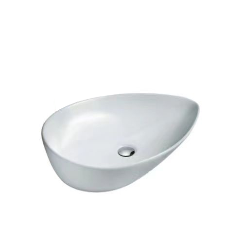 Irregular Above Counter Wash Basin - White