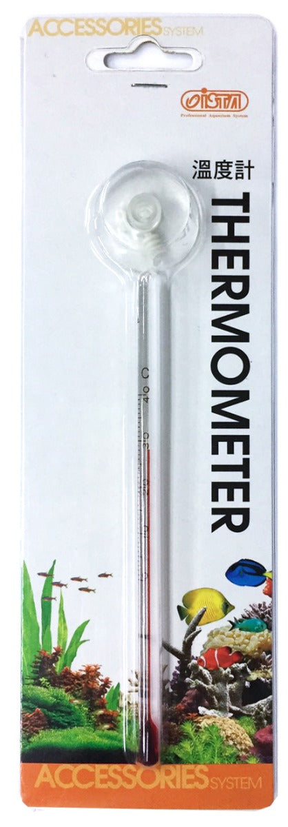 Ista 13cm Glass Aquarium Thermometer with Suction Cup