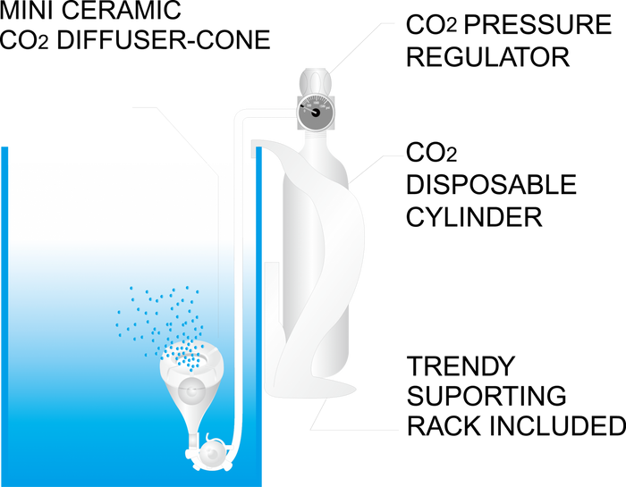 Ista Mini CO2 System for Planted Aquarium