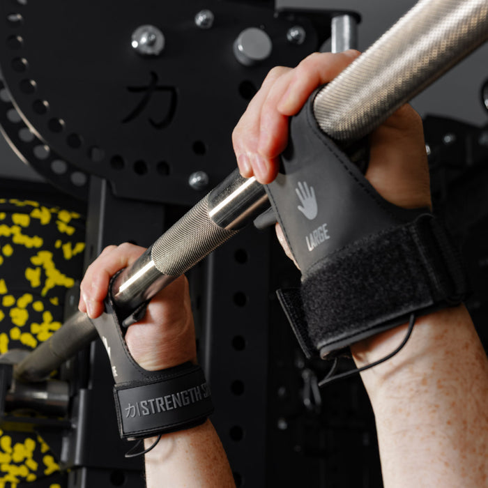 Kevlar Lifting Grips, Black - Strength Shop