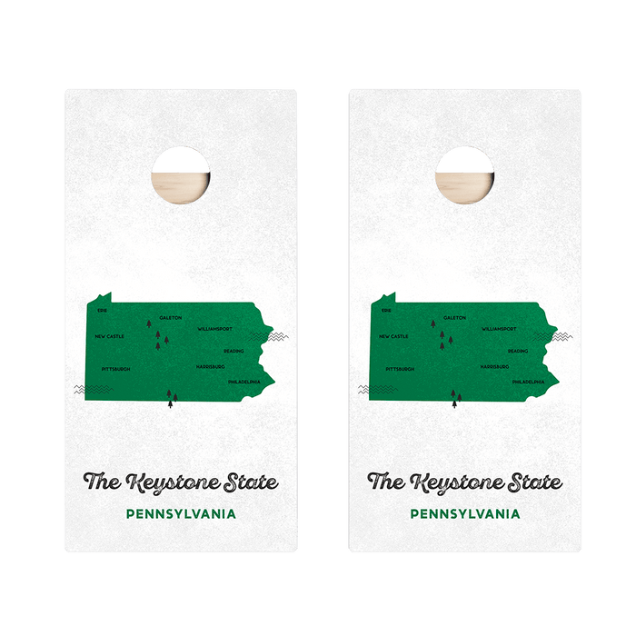 Keystone State Star Cornhole Boards - ACA - 000371 | American Cornhole Association