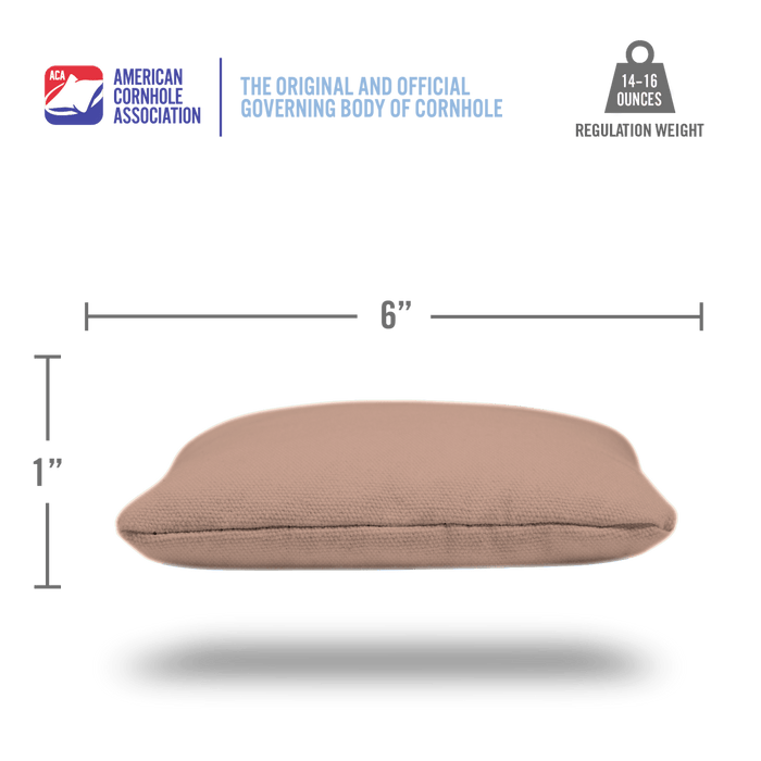 Khaki Daily 66x Cornhole Bags - 105655 - 20A | American Cornhole Association
