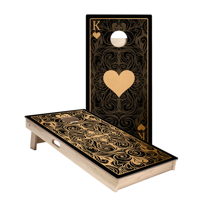 King Of Hearts Star Cornhole Boards, - American Cornhole Association