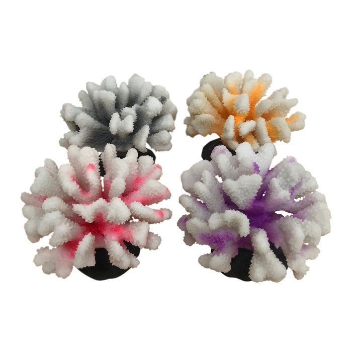 Large Fake Coral Aquarium Decoration Marine Reef - 4 Colour Choices
