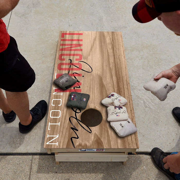 Lincoln Campus Gameday Star Cornhole Boards, - American Cornhole Association