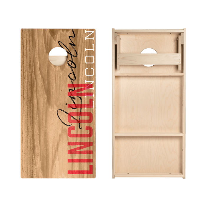 Lincoln Campus Gameday Star Cornhole Boards, - American Cornhole Association