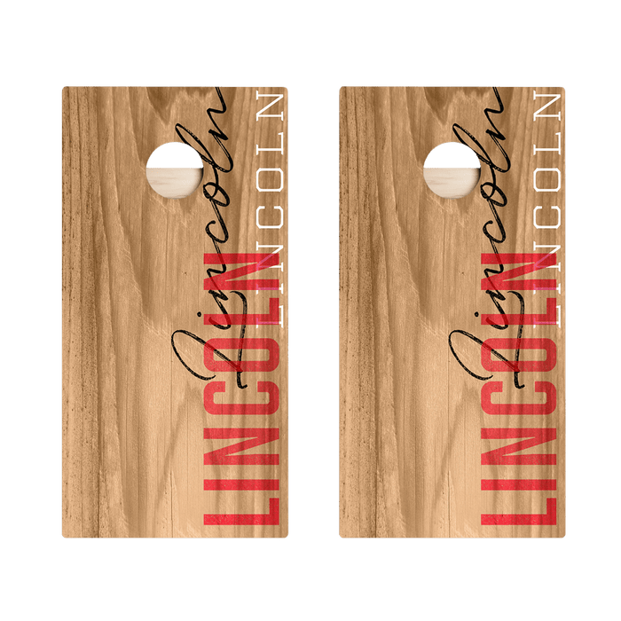 Lincoln Campus Gameday Star Cornhole Boards, - American Cornhole Association