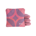 Lock 'n Key Pink Lock Shot Cornhole Bags with dual-sided microsuede control fabric by the American Cornhole Association.