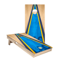 Los Angeles LAC Football Gameday Classic Triangle Star Cornhole Boards, - American Cornhole Association